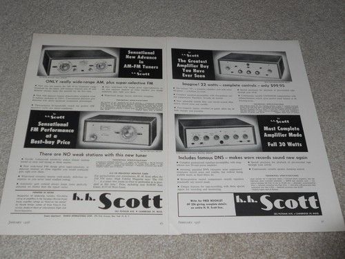 Scott 1956 tube 330 311 - 1956,