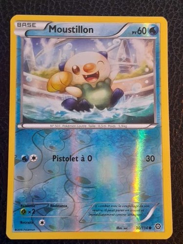 Carte pokémon moustillon - carte,