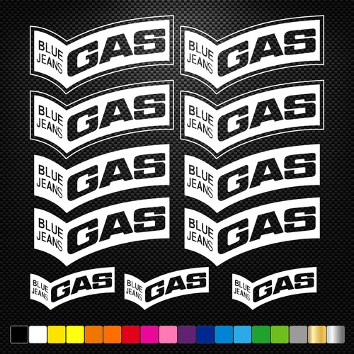 Convient gas 11 stickers - convient,