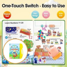 Livres sonores éducatifs préscolaires Livre sonore de mots anglais pour les