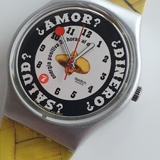 Montre SWATCH swiss quartz sombrero ou chance 7 vintage 1997