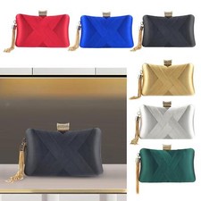 Sac de soirée pour femme cartes téléphone clés porte-miroir strass pochette