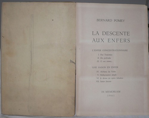 Bernard pomey la descente - pomey,
