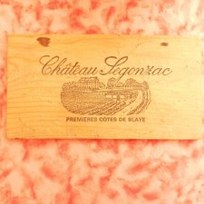 Plaque bois caisse vin - bois,