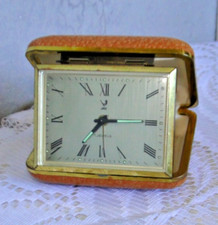 Réveil voyage ancien JAZ 7 Jewels  mécanique collector à réparer