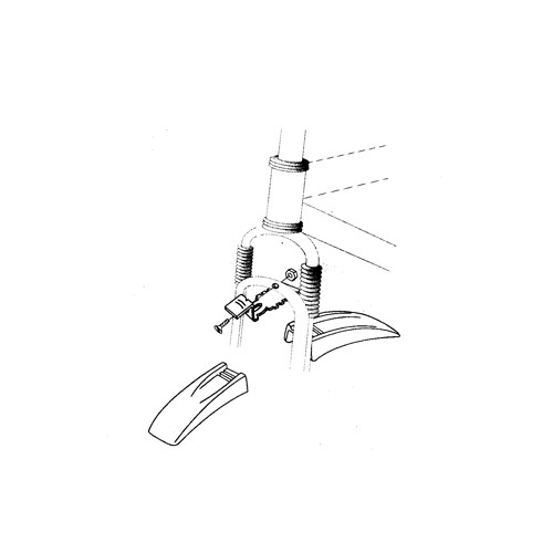 Garde boue avant vtt - avant,