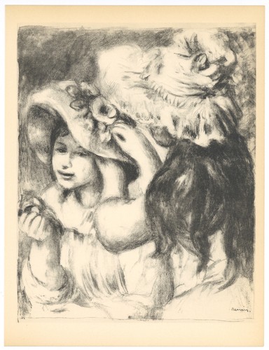 Lithographie renoir - lithographie,
