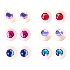 Lot de 2 yeux de poupées 1/3