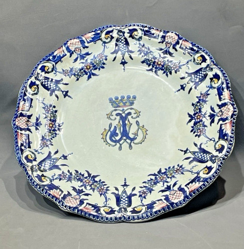 Gien plat cake faïence fin - gien,