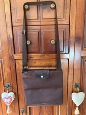 Longchamp sac besace toile et cuir 28x27 made in France