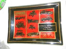 Vintage Harrah's Automobile Collection glass plate- Reno, Nevada- Casino Hotel