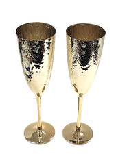 Set De 2 Métallique Martelé