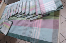 lot de 15 serviettes de table+ 2 nappes, -Lesieur-, en coton, années  1960/1970