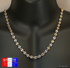 Chaine 7mm grain de café 55cm