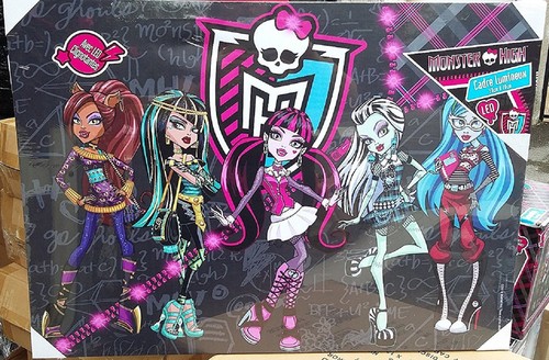 Cadre lumineux monster high - lumineux,