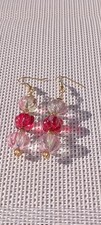 boucles d oreilles perles de murano forme lanterne