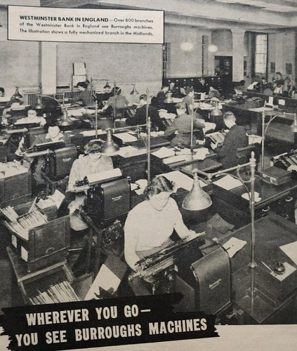 Burroughs picture magazine - picture, ad