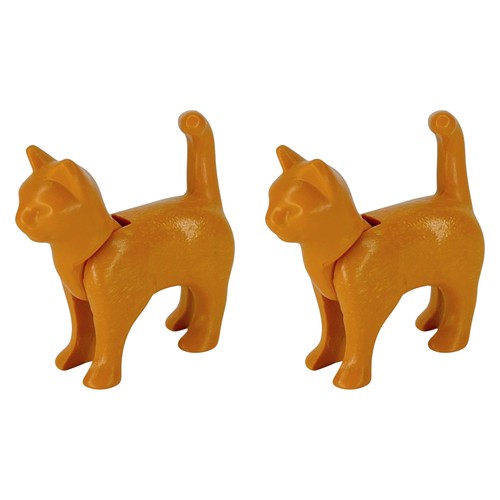 Playmobil chats orange - playmobil,
