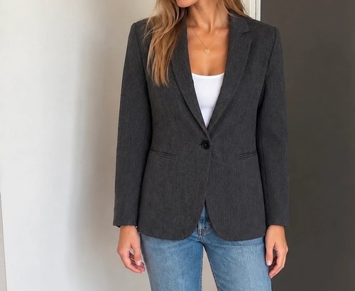 Blazer veste gris - , maison
