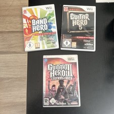 NINTENDO WII LOT 3 JEUX GUITAR