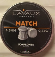 Boite 500 plombs match 5 - plombs, 4.5