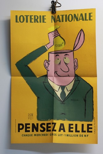 Affiche loterie nationale - loterie,