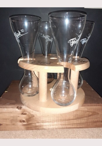 Support bois avec verres - support,