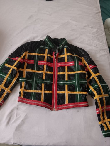 Veste jupe vintage cuir - et,