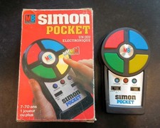 Jeu Électronique MB Simon Pocket Testé Ok