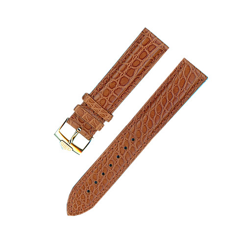 Véritable alligator marron - véritable,