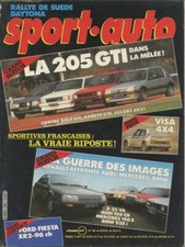 SPORT AUTO n°266 03/1984 : Peugeot 205 Gti - Monte Carlo - Visa 4x4 - R25 V6