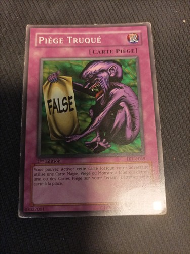 Carte piège truqué - piège,