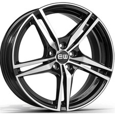 Jante alu EW EW11 RACER 18" 8J 5x108 ET 42 63.4 BLACK POLISHED