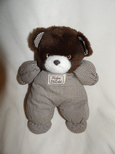 Doudou peluche ours marron - marron, et