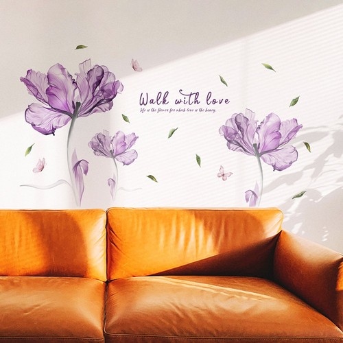 Stickers muraux anglais - , fleurs