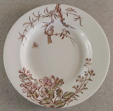 ASSIETTE CREUSE CERAMIQUE FAIENCE JULES VIEILLARD BORDEAUX MODELE " NELLA " (1/2
