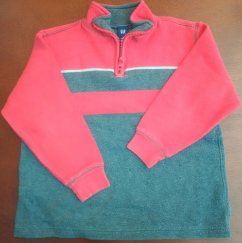 Gap kids red grey striped - red,