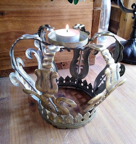Porte bougie couronne bougeoir - bougie,
