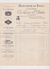 un courrier facture mercerie