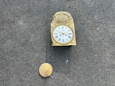 Ancien mouvement de comtoise avec balancier – cadran signé Trophy