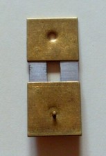 1 Ressort, lamelle de suspension de balancier de pendule, horloge, 35 mm x 15 mm