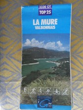 carte IGN bleue 1/25000 3336 OT top 25 la mure valbonnais edition 1   1992