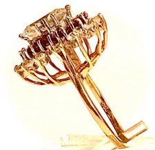 BAGUE/Or /18carats /rubis/750/1000è/Solid Gold Ring /Bijoux/ Joaillerie /Cadeau