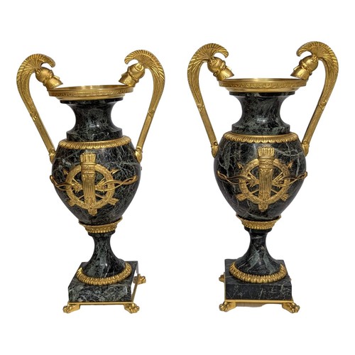 Paire cassolettes bronze - paire,