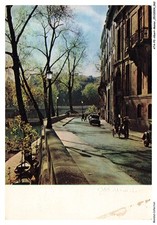 ATAP2-0116-ILLUSTRATEUR - ALBERT MONIER - Paris - Le quai d'anjou - Vers l'hot