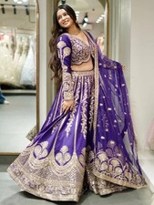 ROBE DE CRÉATEUR INDIENNE LEHENGA CHOLI PARTY WEAR CHOLI LEHNGA BOLLYWOOD EID