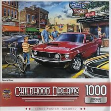 MASTER PIECES FORD MUSTANG PUZZLE DAVE'S DINER SCENE 1000pcs