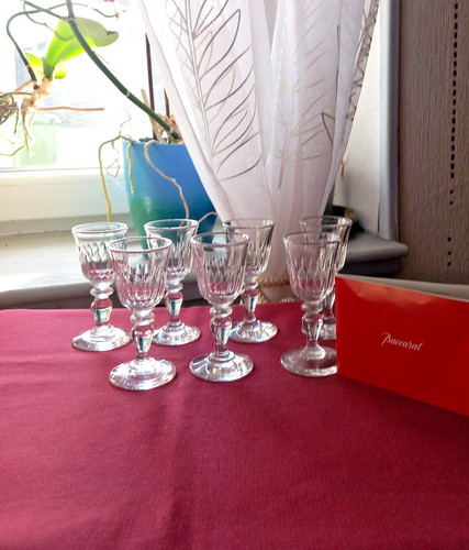 Verres liqueur en cristal - 7,