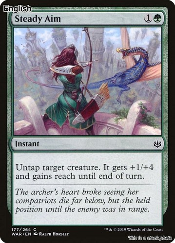 Mtg steady aim war - aim, 177]