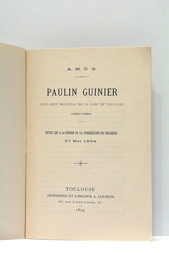 Paulin guinier sous - paulin, sous-chef